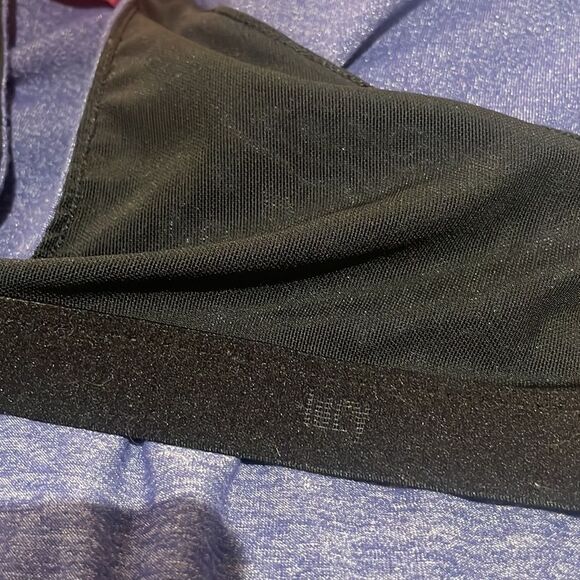 LUCY halter athletic tank top SZ XXL shimmer blue with neon pink straps SZ XL - Picture 13 of 15